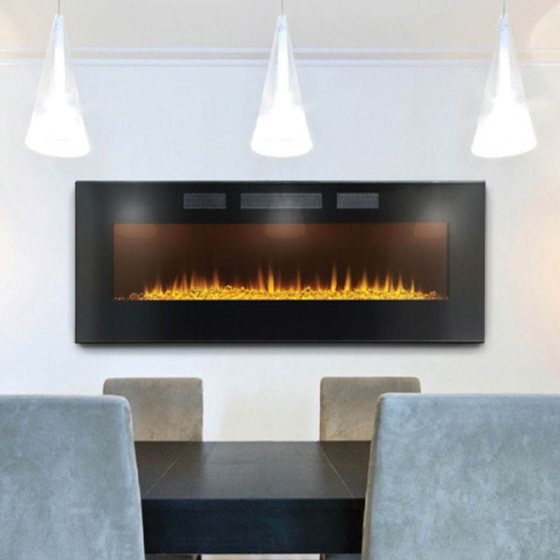 Linear Electric Fireplace – AZURE 50