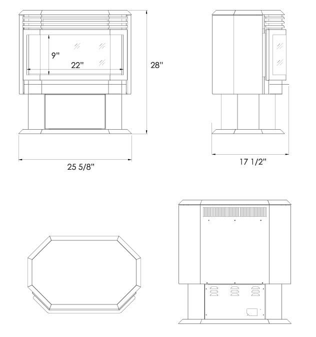 Free stand Specs